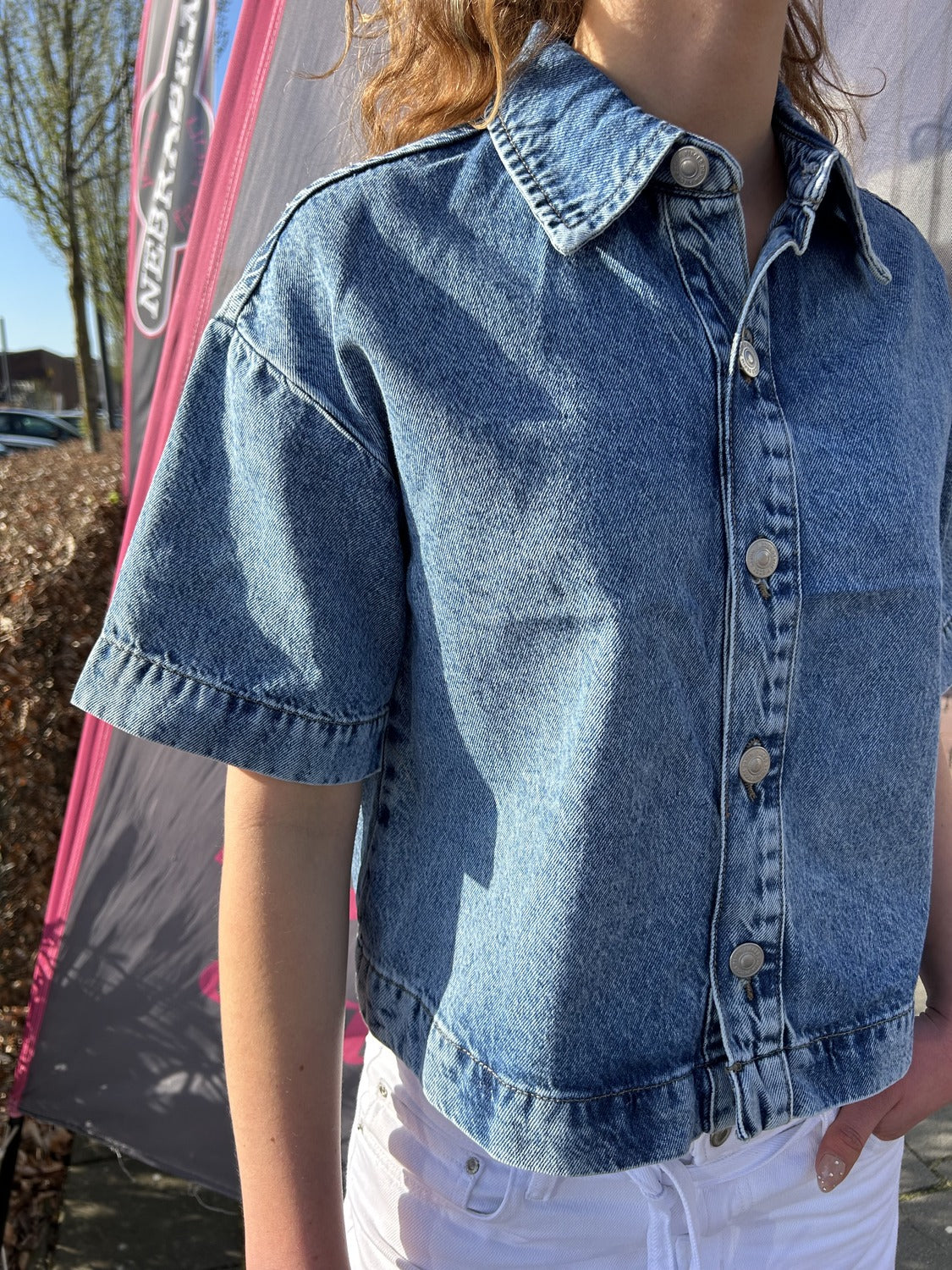 Kort Denim Jasje