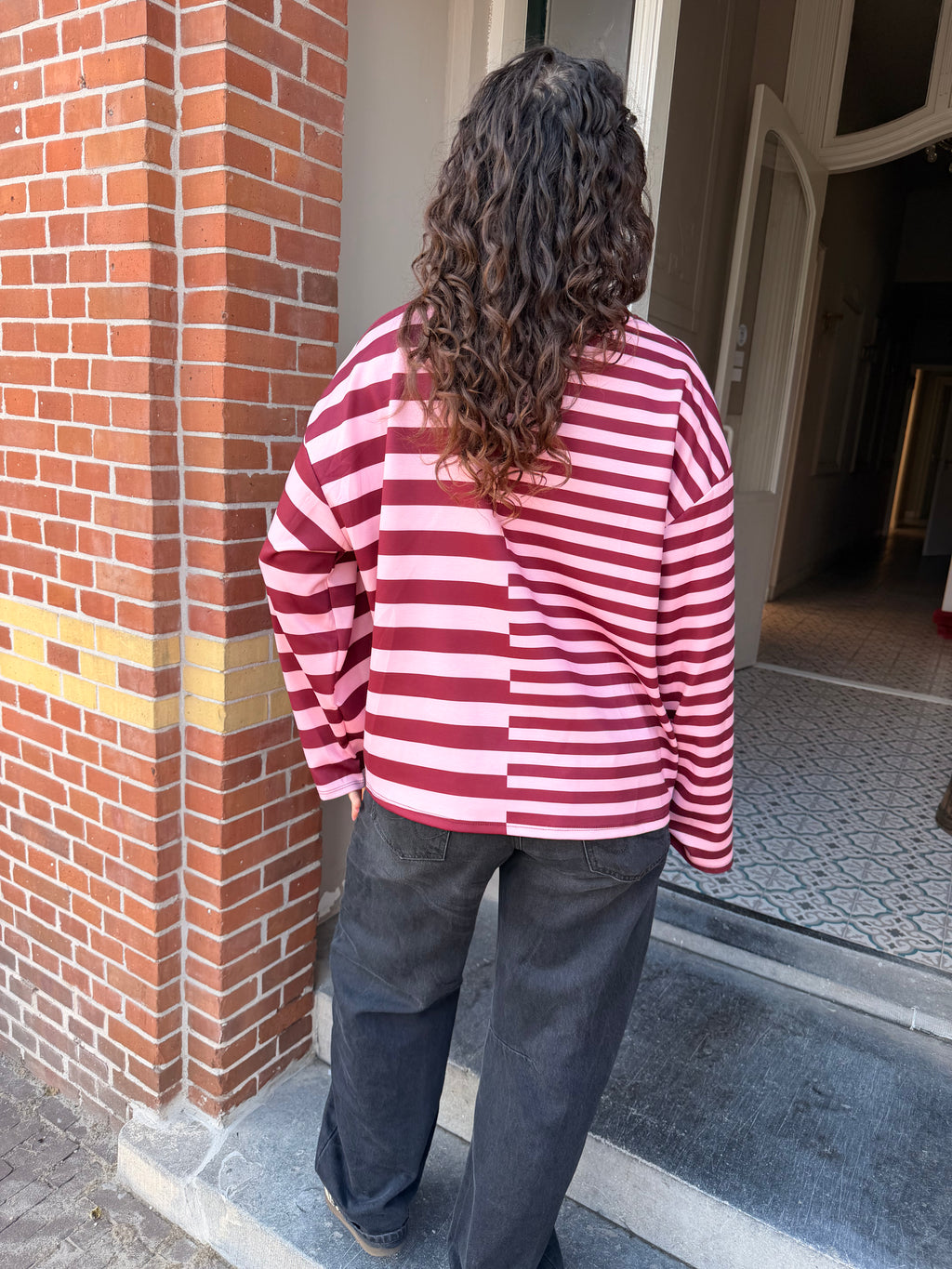 Double stripe roze