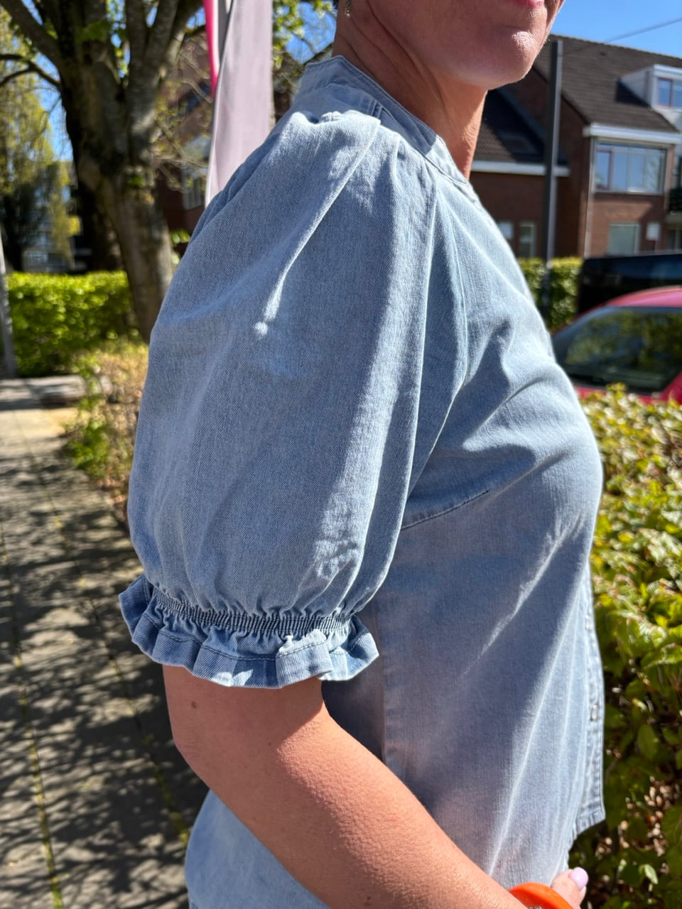 Victoria blouse denim