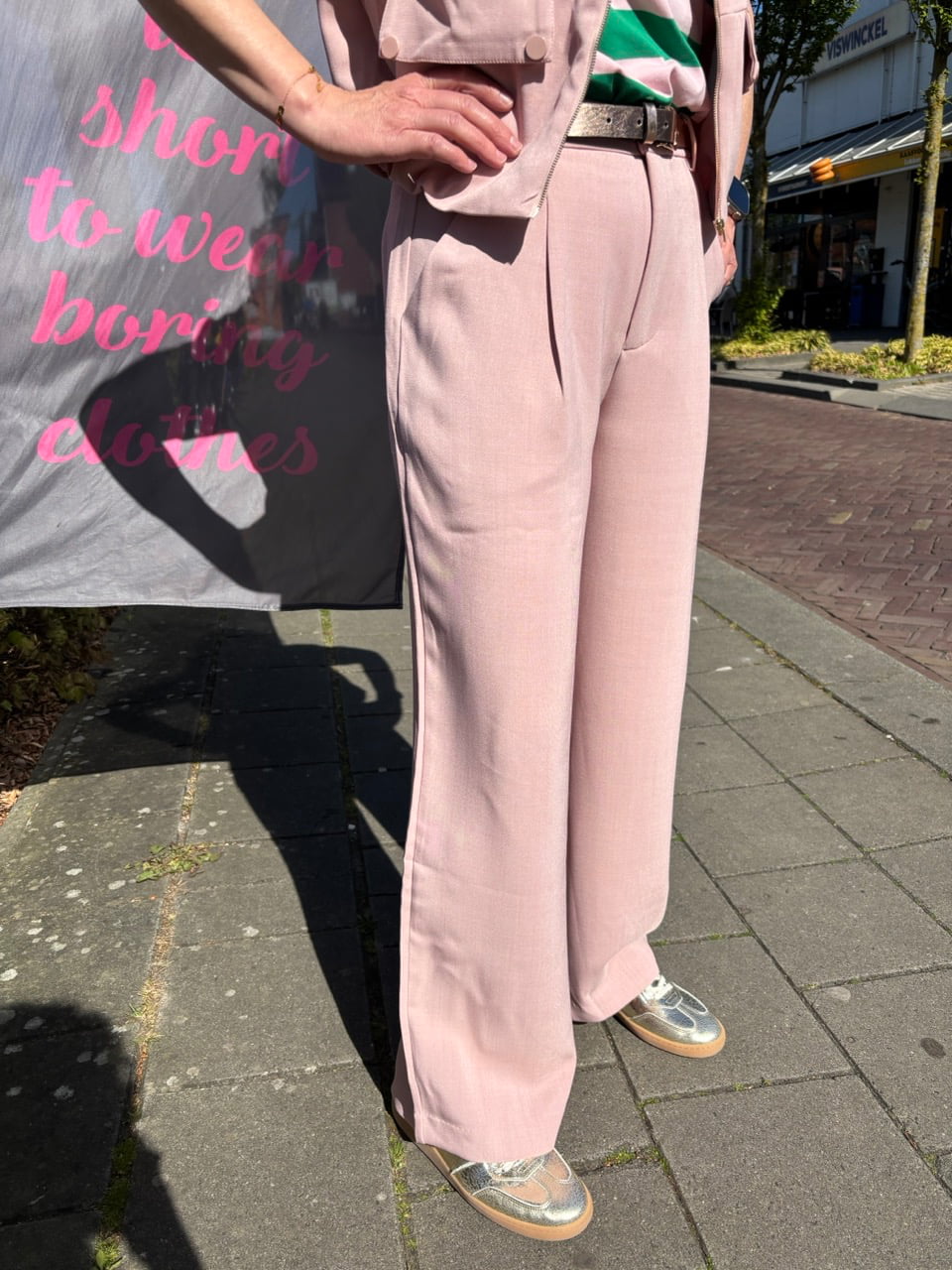 High waist pantalon