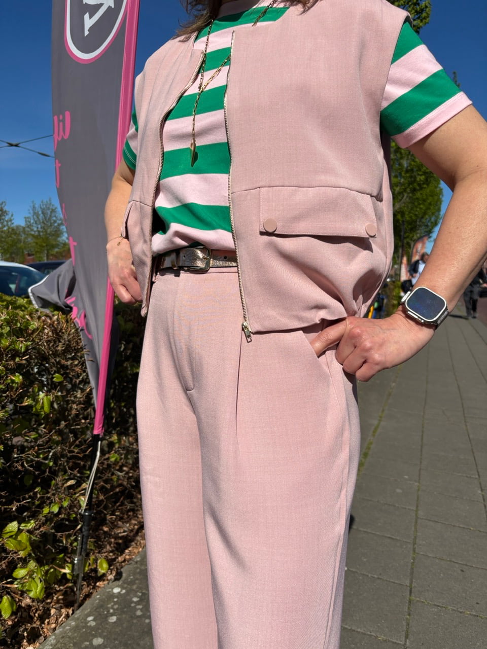 High waist pantalon