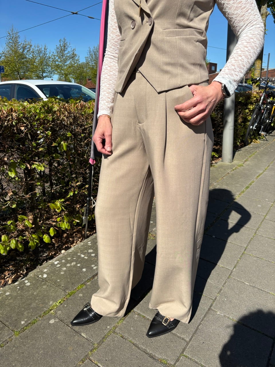 High waist pantalon