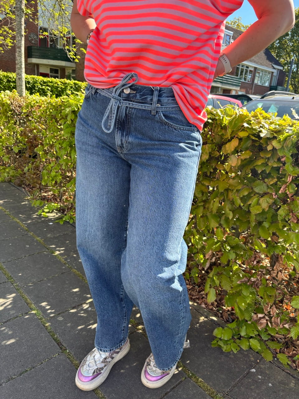Barrel fit jeans