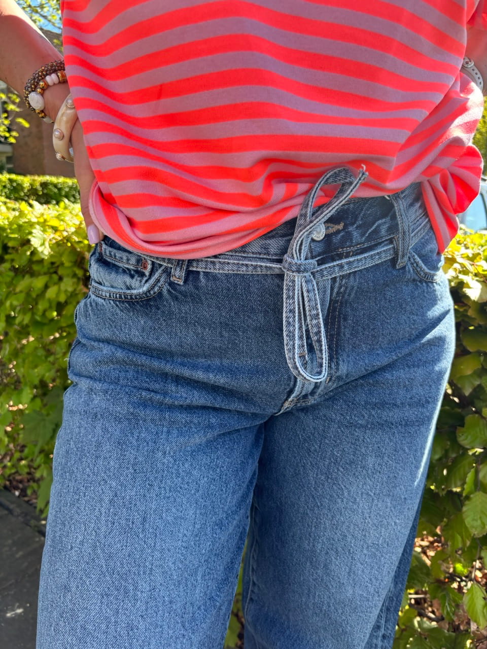 Barrel fit jeans
