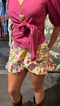 Amalfi print skort