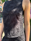 Top met open rug