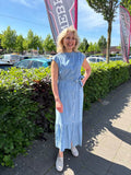 Denim maxi jurk