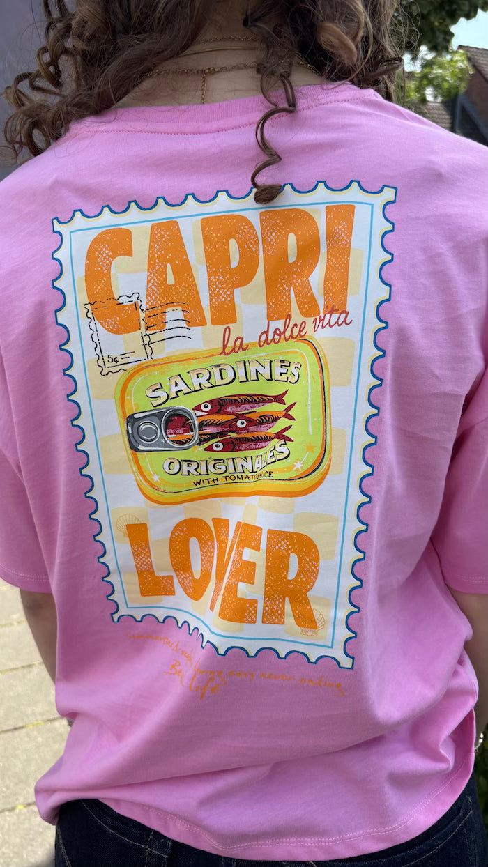 Oversized t-shirt "capri lover"
