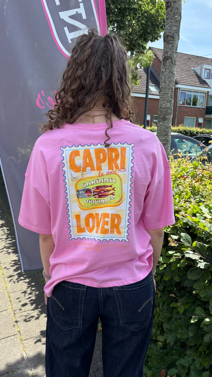 Oversized t-shirt "capri lover"