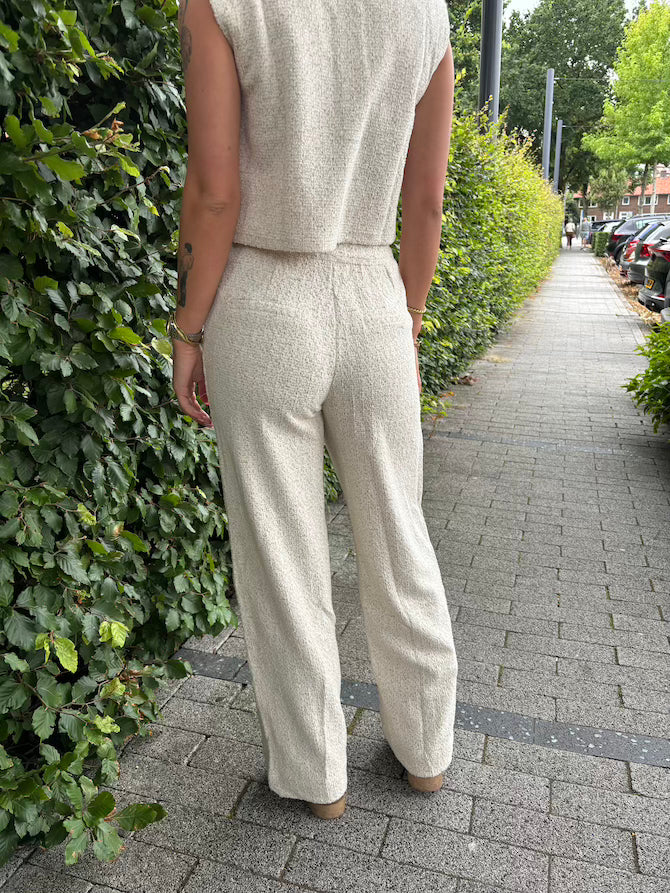 Pantalon met gouden glitter