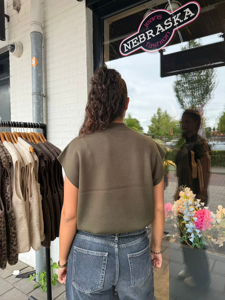 Groene pullover