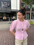 Getailleerd vestje roze