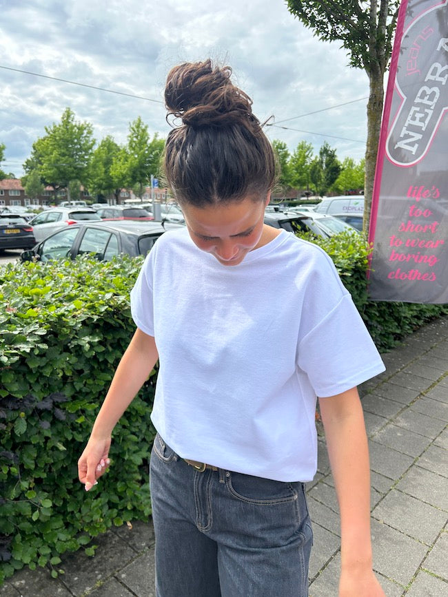 Oversized basic t-shirt wit