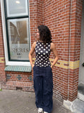 Reversible top bruin/geel