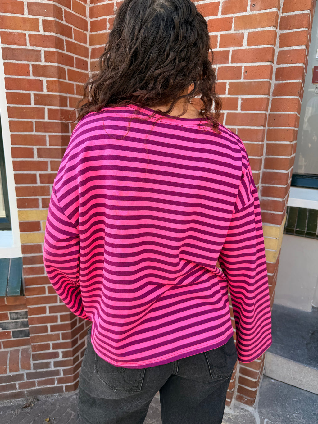 Stripe mor amore roze