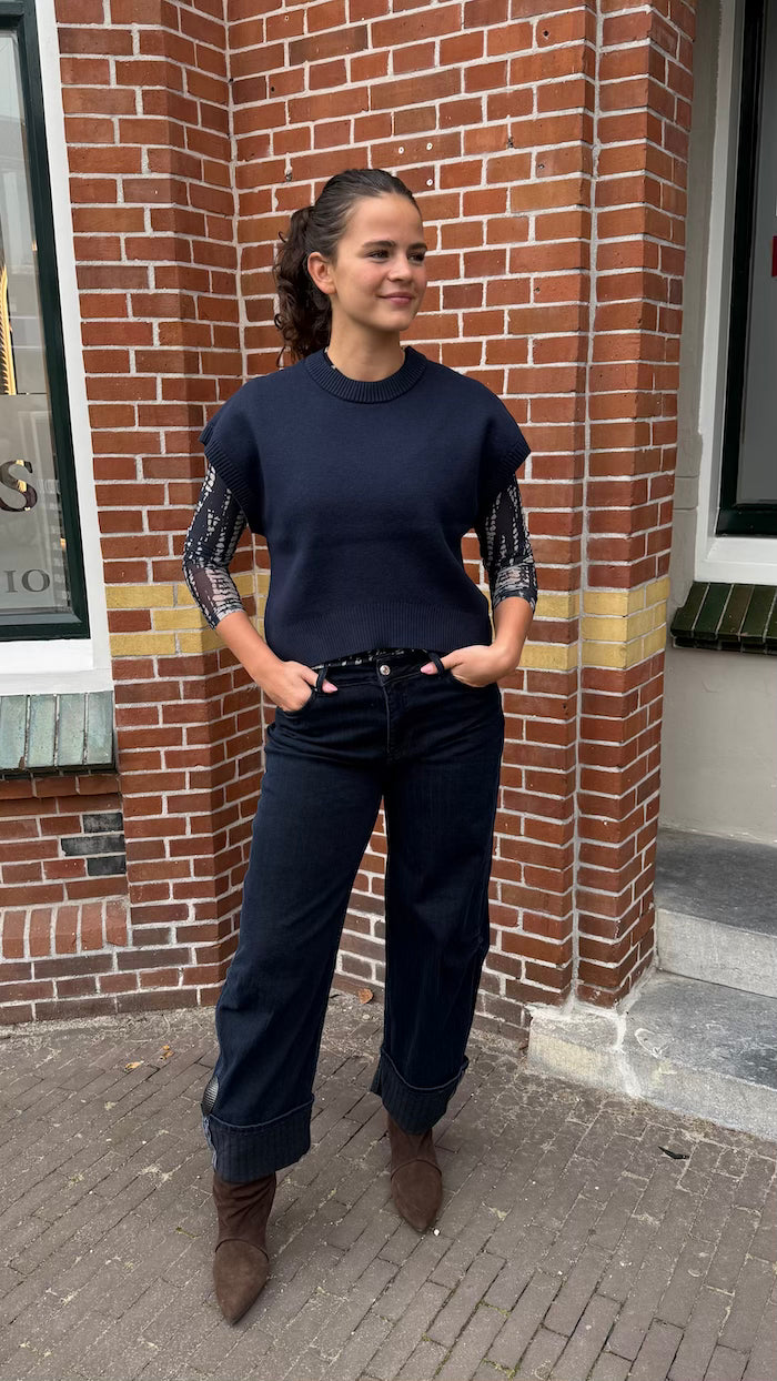Navy spencer