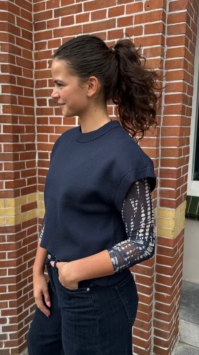 Navy spencer